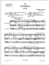 Choral Opus 37-4 - Joseph Jongen - Partition - Orgue